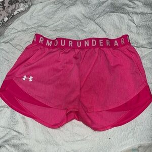 Under Armour Women's Vibrant Pink Athletic Shorts